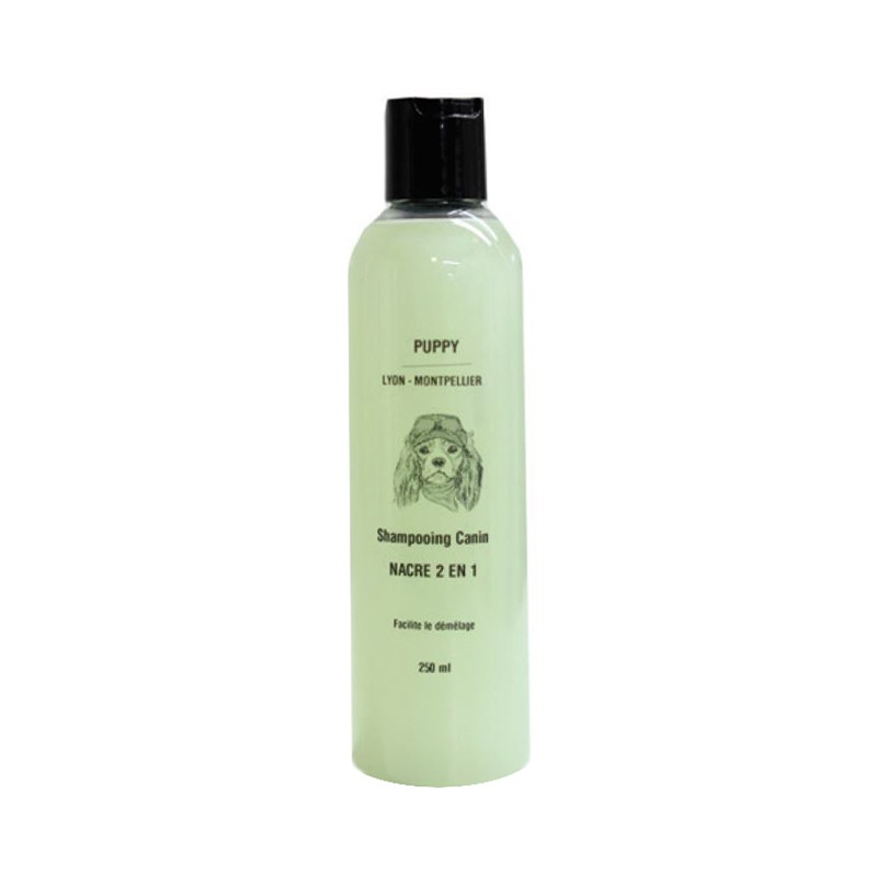 Shampoing démêlant pour chien Nacre 2 en 1 | PUPPY