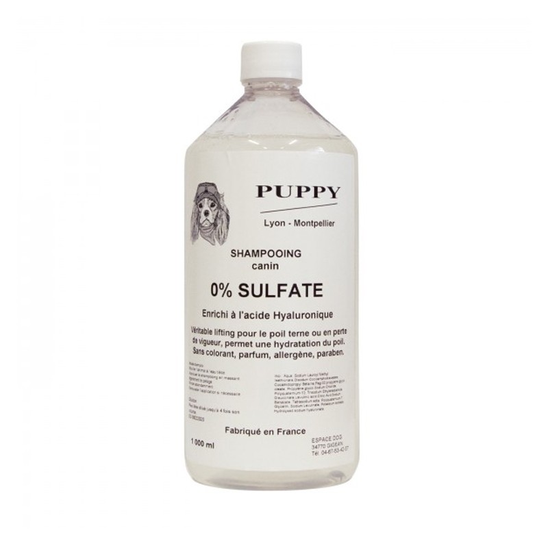 Shampoing pour chien fortifiant et brillance  | 0% Sulfate | PUPPY