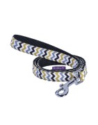 Laisse pour chien en nylon et tissu ZIG ZAG| BOBBY