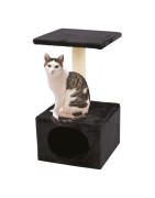 Arbre à chat avec promontoire et niche toute douce