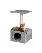 Arbre à chat avec promontoire et niche toute douce