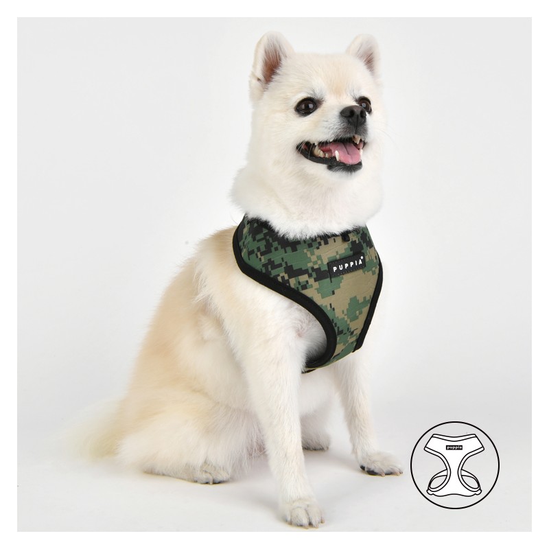 PUPPIA SENTINEL | Harnais chien pixel camouflage
