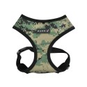 PUPPIA SENTINEL | Harnais chien pixel camouflage : Taille:L - Cou 40 cm.  Poitrine réglable de 48 à 72 cm