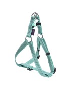 Harnais pour chien en nylon avec surpiqûres réfléchissantes | BOBBY SAFE Lagon