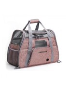 Sac de transport chien et chat CROSSWORLD | Marron rosé