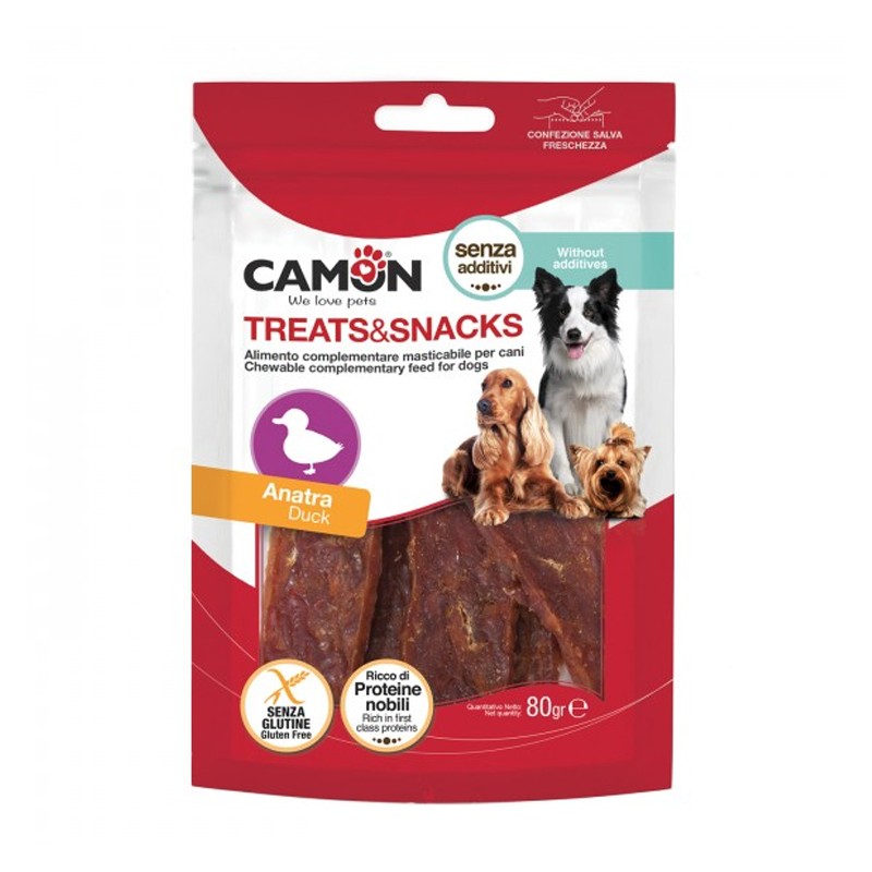 Sachet de friandises pour chien et chiot | Lamelles souples de canard