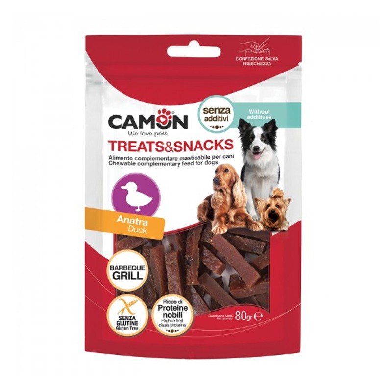 Sachet de friandises pour chien et chiot | Bâtonnets souples de canard au Barbecue