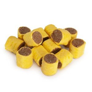 Biscuits fourrés à la volaille pour chien | Boite refermable de 530 g
