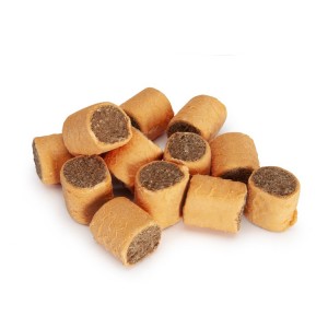 Biscuits fourrés au saumon pour chien | Boite refermable de 530 g