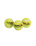 Lot de 3 balles de tennis avec bruiteur | Jouet pour chien | 3.7 cm