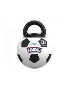 Ballon de foot jouet pour chien avec poignée résistant | Jouet pour chien JUMBALL | 30 cm