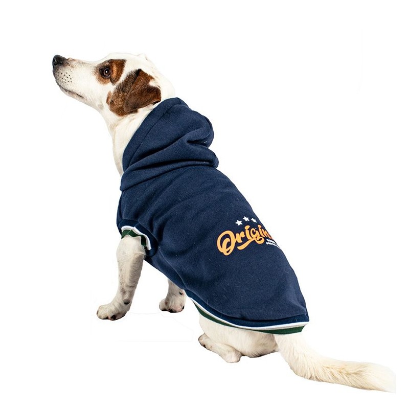 Sweat à capuche bleu marine pour chien | BOBBY original