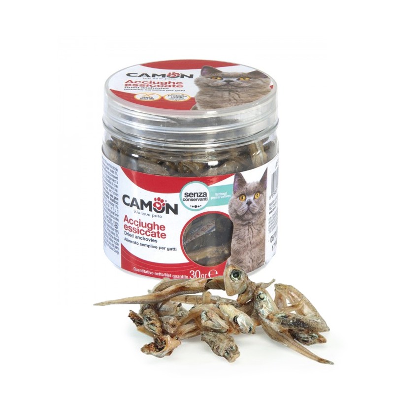 Boite de poissons séchés pour chat | 30 g