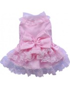 Robe Rose De Mariage Pour Chien Et Chat