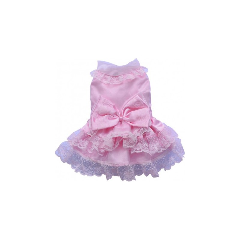 Robe Rose De Mariage Pour Chien Et Chat