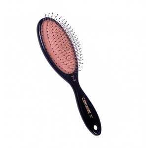 Brosse double avec un côté avec poils en nylon et l’autre avec picots bouts ronds pour chien ou chat