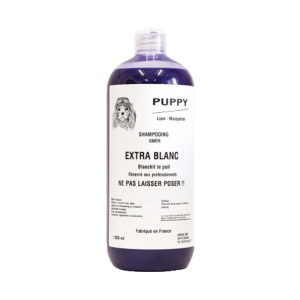 Shampoing pour chien à poils blancs et clairs, ravive la couleur | Puppy