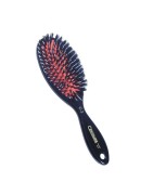 Brosse pneumatique Chardon avec poils synthétiques et purs poils de sanglier pour chien et chat