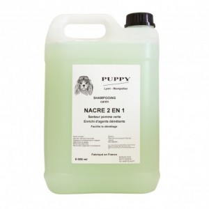 Shampoing démêlant pour chien Nacre 2 en 1 | PUPPY