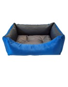 Panier imperméable rectangulaire anthracite/bleu