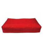 Matelas imperméable rectangulaire rouge