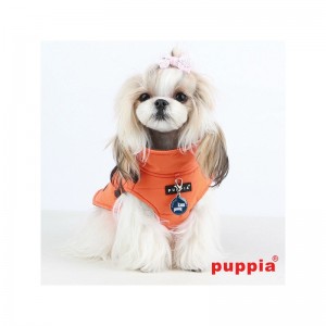 Manteau pour chien Puppia Mountaineer | Orange avec harnais intégré