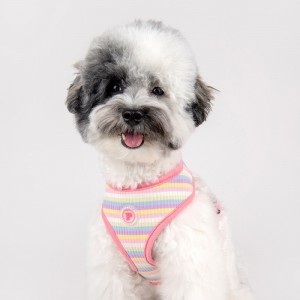 Pinkaholic MAIRE| Harnais chien rayé | ROSE