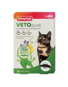 Collier répulsif antiparasitaire pour chat et chaton VETOPURE| Beaphar