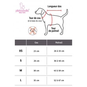 Pinkaholic MAIRE| Harnais chien rayé | ROSE