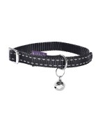 Collier chats réfléchissant nylon avec grelot | Bobby