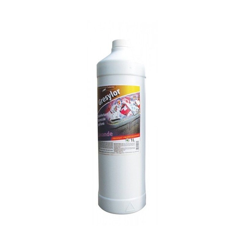 Désinfectant germicide parfumé Gresylor désinfecte et désodorise toutes les surfaces. 1 L.