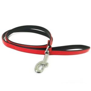 Laisse pour chien en simili cuir riveté PARIS