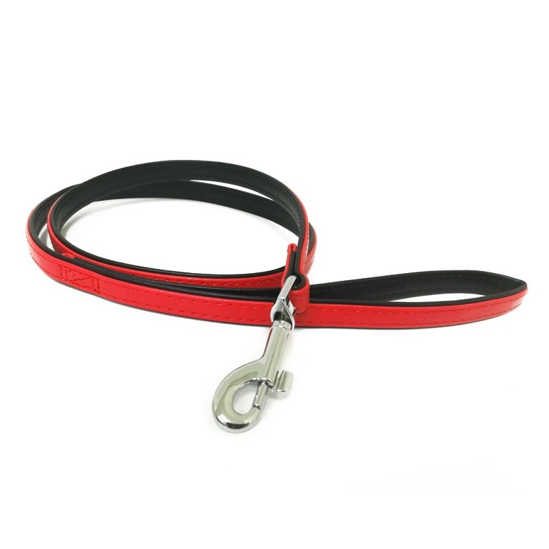 Laisse pour chien en simili cuir riveté PARIS