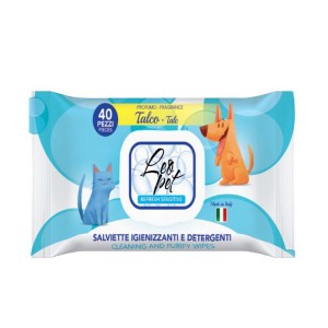 Sachet de 100 lingettes nettoyantes pour nettoyer rapidement votre chien ou votre chat