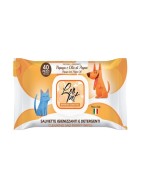 Sachet de 100 lingettes nettoyantes pour nettoyer rapidement votre chien ou votre chat