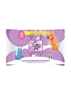 Sachet de 100 lingettes nettoyantes pour nettoyer rapidement votre chien ou votre chat