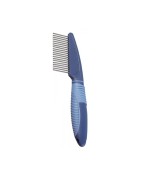 Peigne dents tournantes très fines à larges avec manche plastique ergonomique