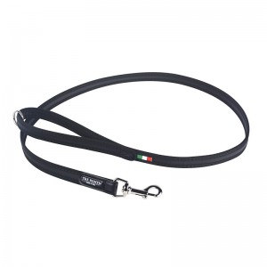 Laisse résistante unie bord noir FASHION | TRE PONTI