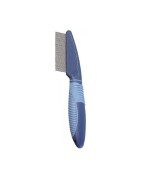 Peigne dents tournantes très fines à larges avec manche plastique ergonomique