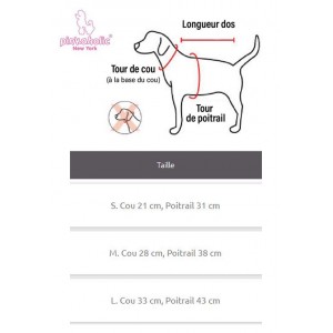 Pinkaholic MAIRE | Harnais veste chien rayé | ROSE