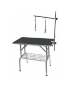 Table pliante avec potence simple et sangles