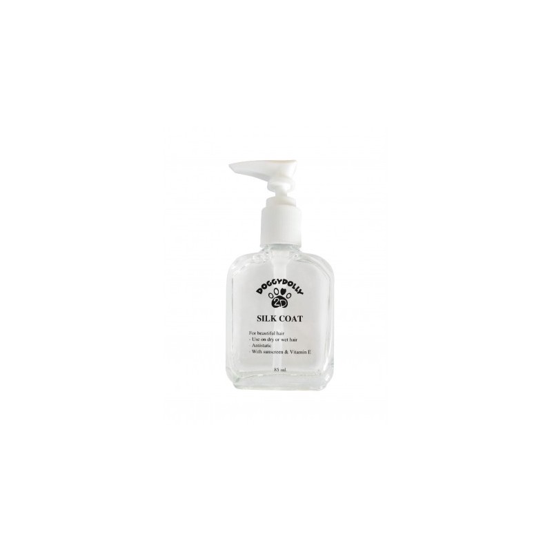 Huile démêlante naturelle antistatique Silk Coat pour chien