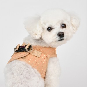 Harnais veste pour petit chien Pinkaholic MILA | Beige
