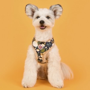 Harnais chien réglable Pinkaholic FLEUR Navy