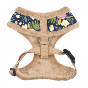 Harnais chien réglable Pinkaholic FLEUR Navy