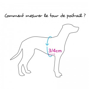 Harnais pour chien Tre Ponti | Confort et réglable | Camouflage bleu