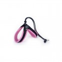 Harnais confort pour chien TRE PONTI Pastel avec cordon | Rose : Taille:T. 3 -  Poitrine 41 à 51 cm. Max 7 kg.