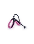 Harnais confort pour chien TRE PONTI Pastel avec cordon | Rose