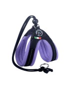 Harnais confort pour chien TRE PONTI Pastel avec cordon | Violet