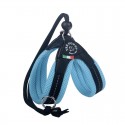 Harnais confort pour chien TRE PONTI Pastel avec cordon | Bleu clair : Taille:T. 3 -  Poitrine 41 à 51 cm. Max 7 kg.